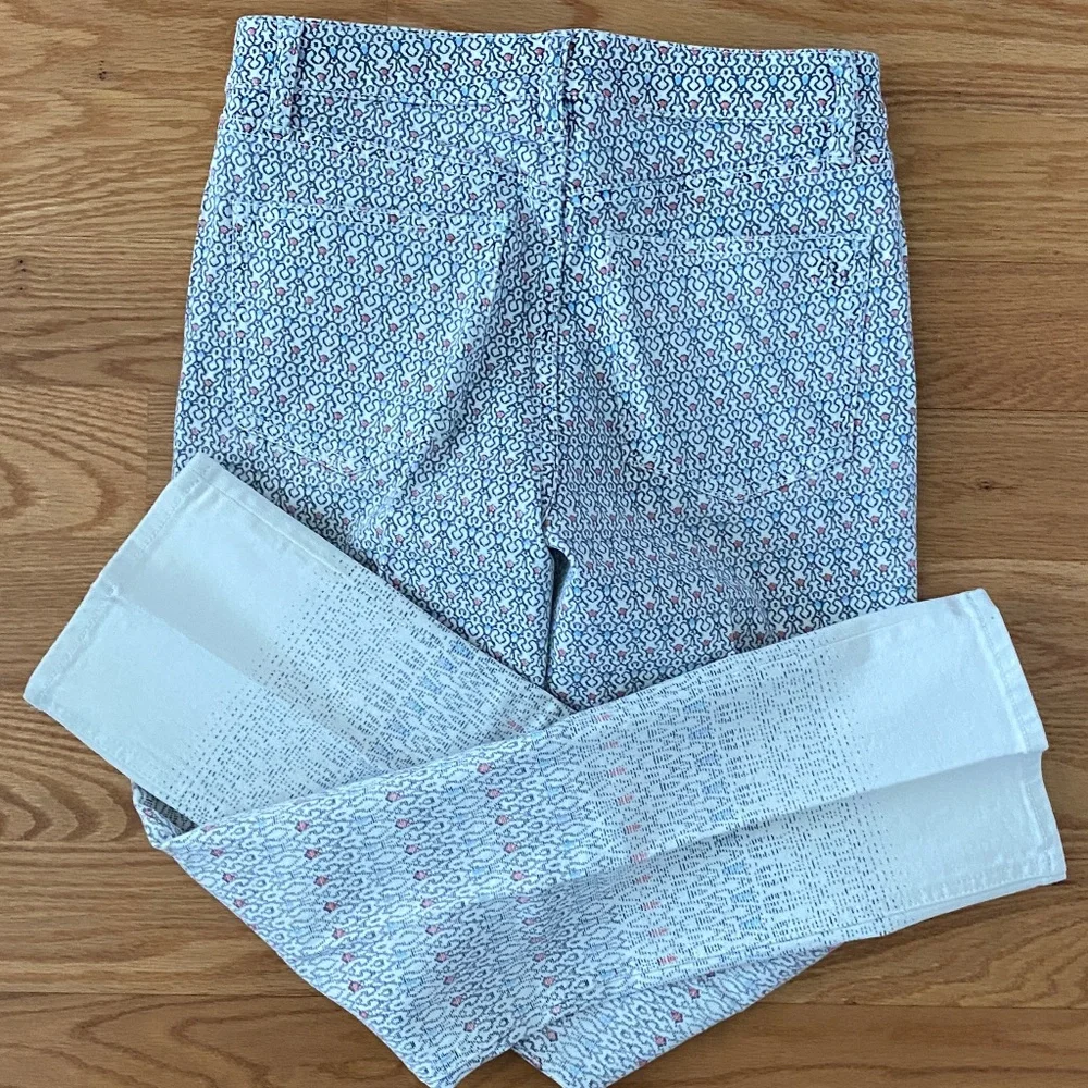 Tory Burch NWOT Patterned Denim Pants (26)